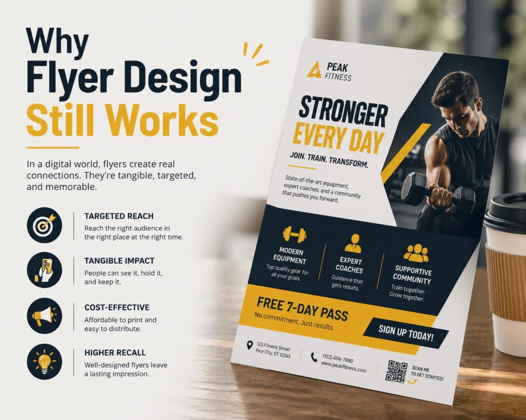 image saying why flyer design wtill works