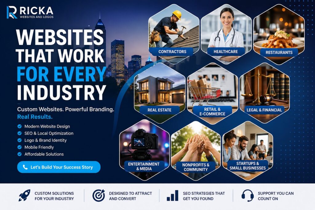 Website service industries image