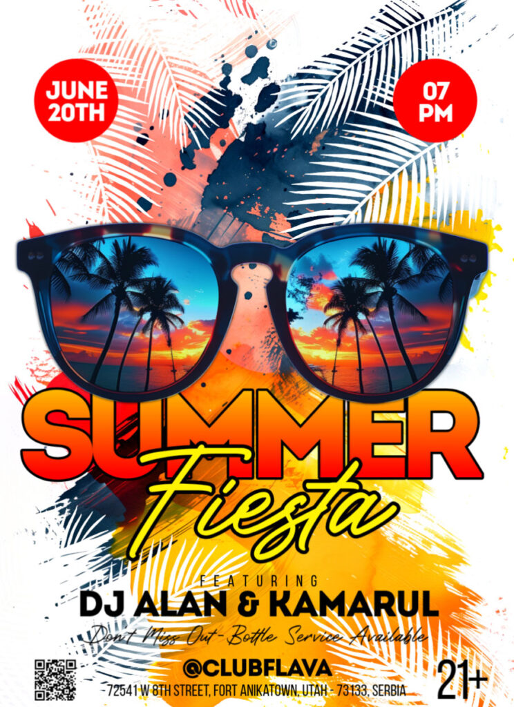 Summer Fiesta flyer