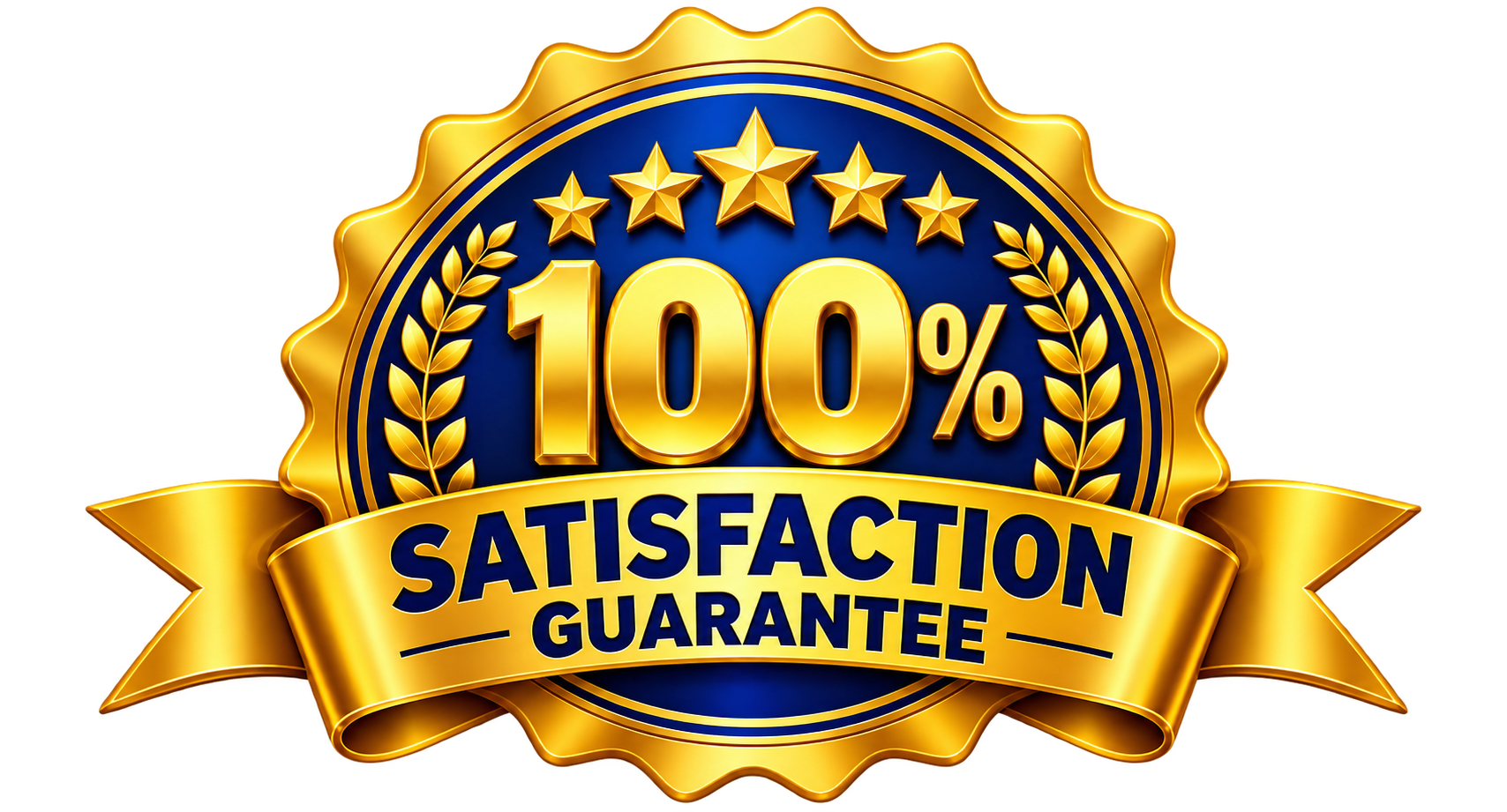 100% Satisfaction Guarantee Badge